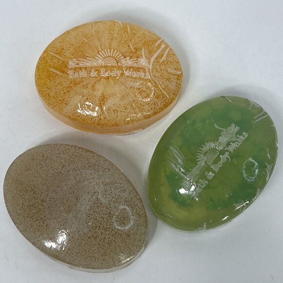 Bath & Body Works Other - Bath & Body Works Glycerin Soap Bar Lot Moonlight Path Cotton Orange Blossom 4oz